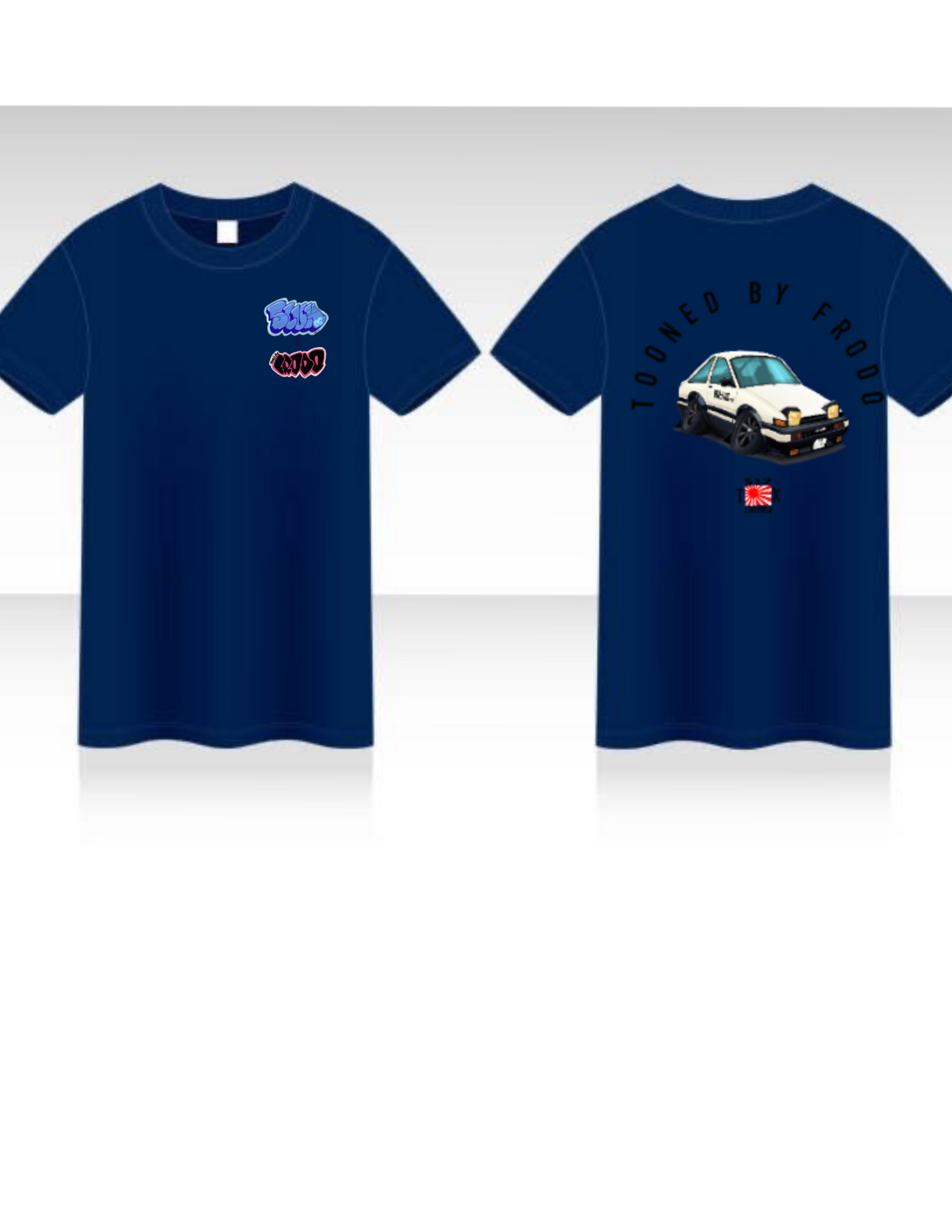 Tooned by Frodo adult navy blue