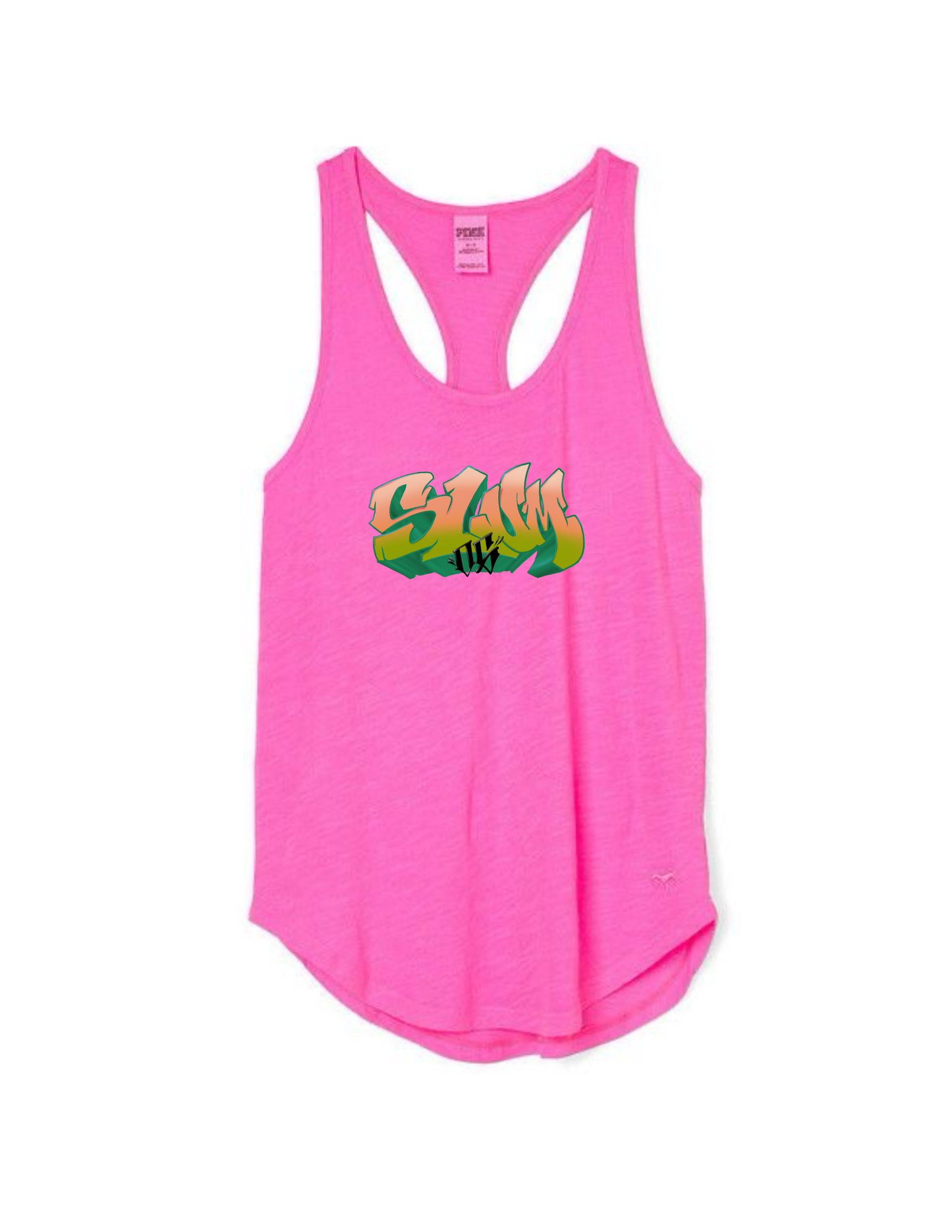 SLUM OG adult pink tank
