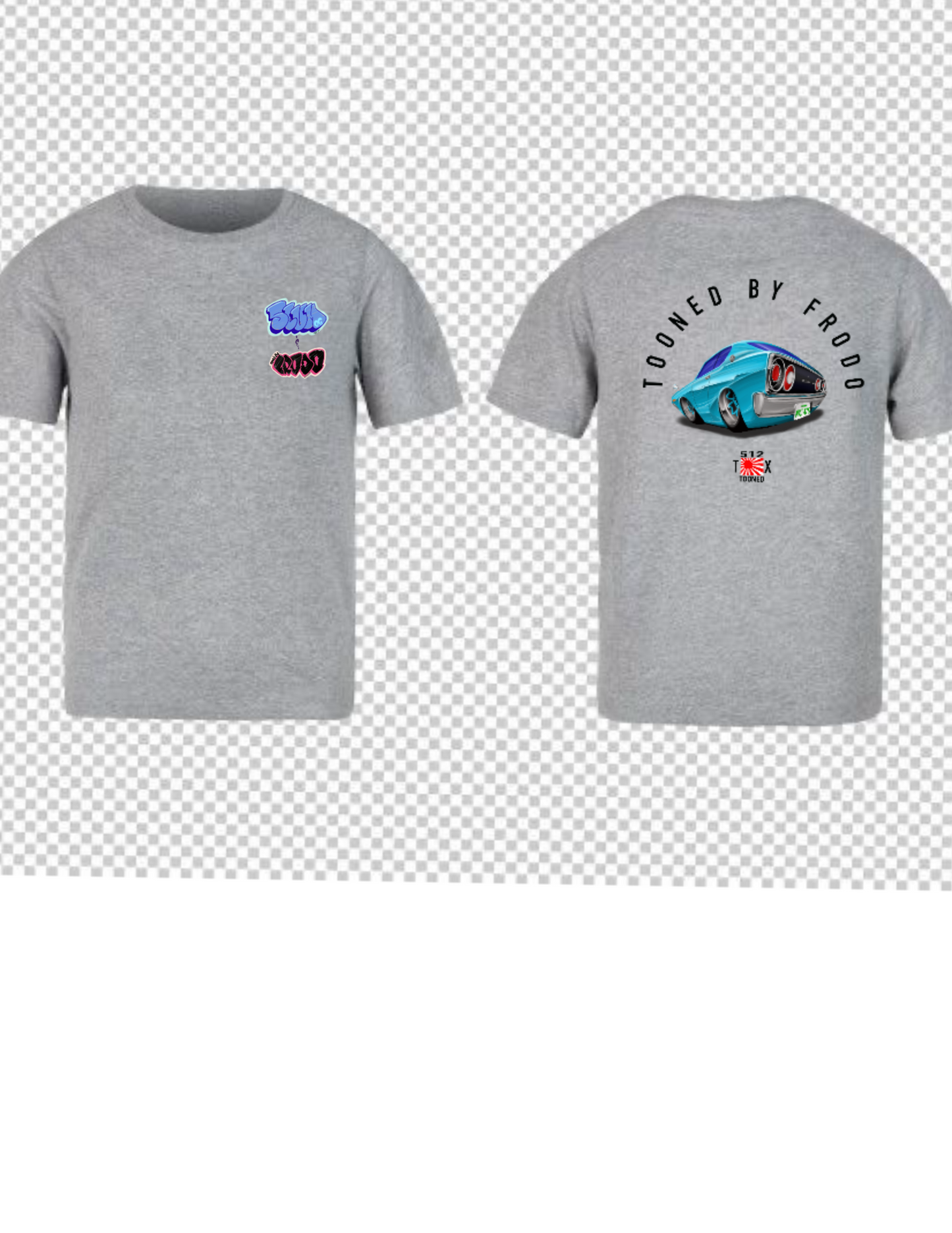 Tooned by Frodo youth grey