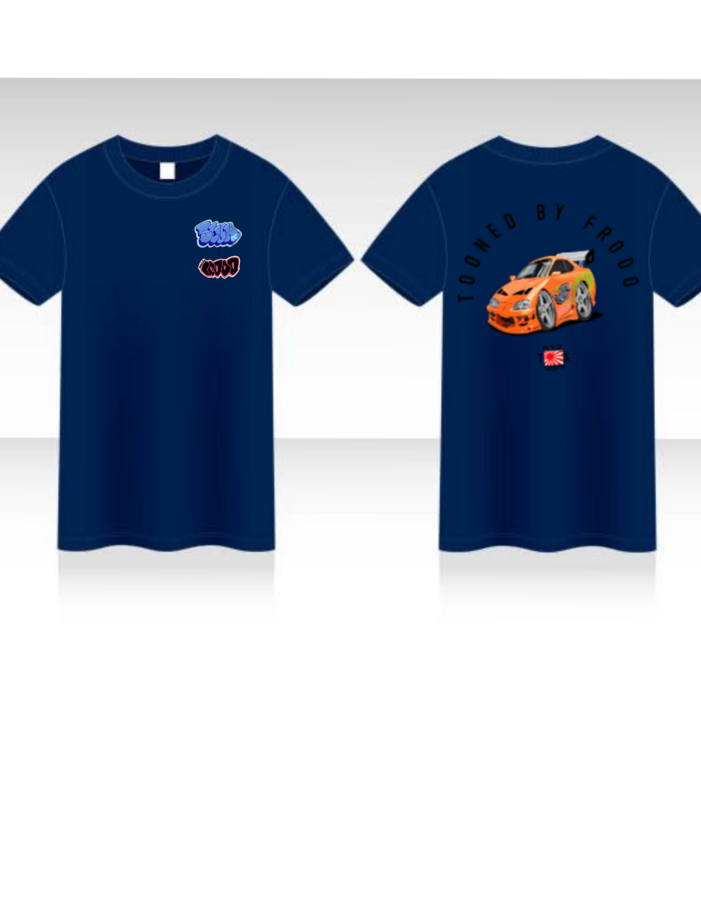Tooned by Frodo adult navy blue