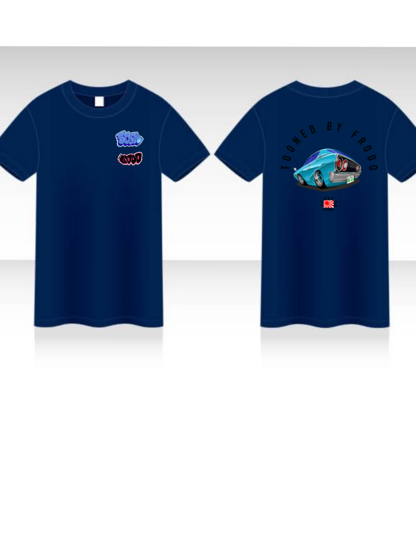 Tooned by Frodo adult navy blue