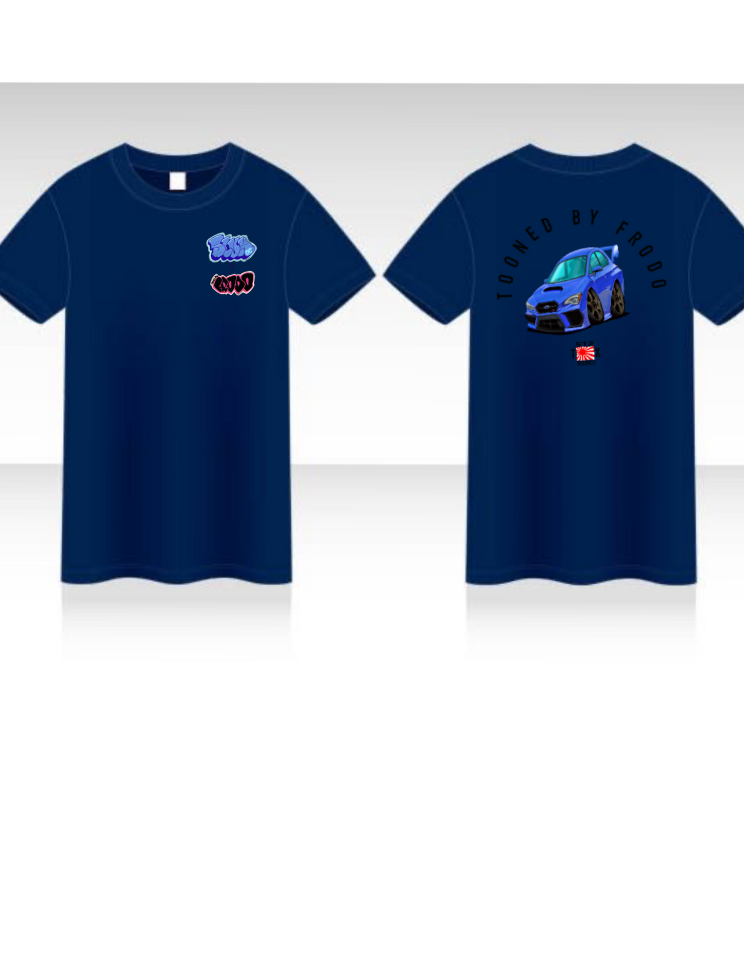 Tooned by Frodo adult navy blue