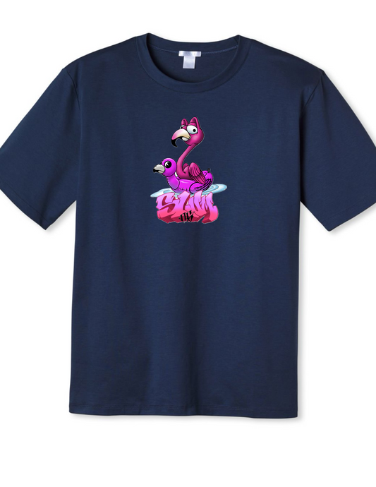 Flamingo adult navy blue (front)