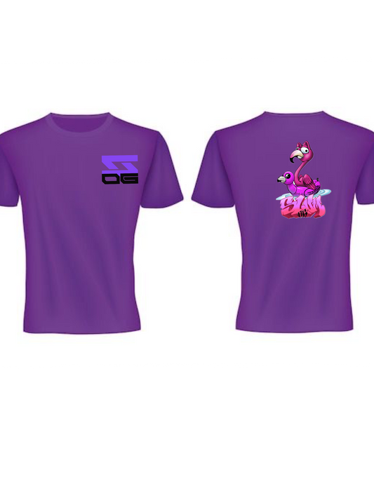 Flamingo adult purple (back)